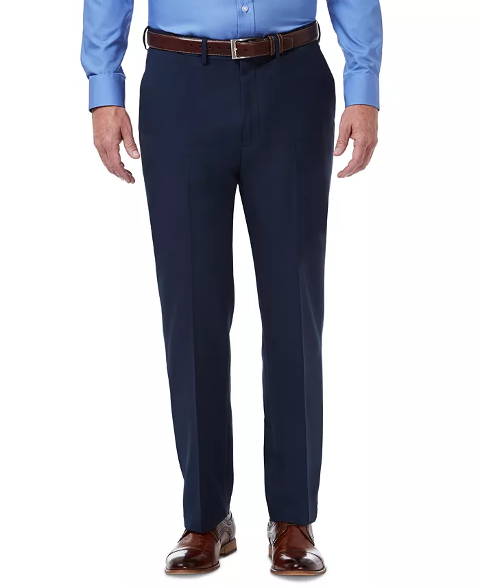 

Мужские классические брюки с плоской передней частью Premium Comfort Stretch Haggar, синий