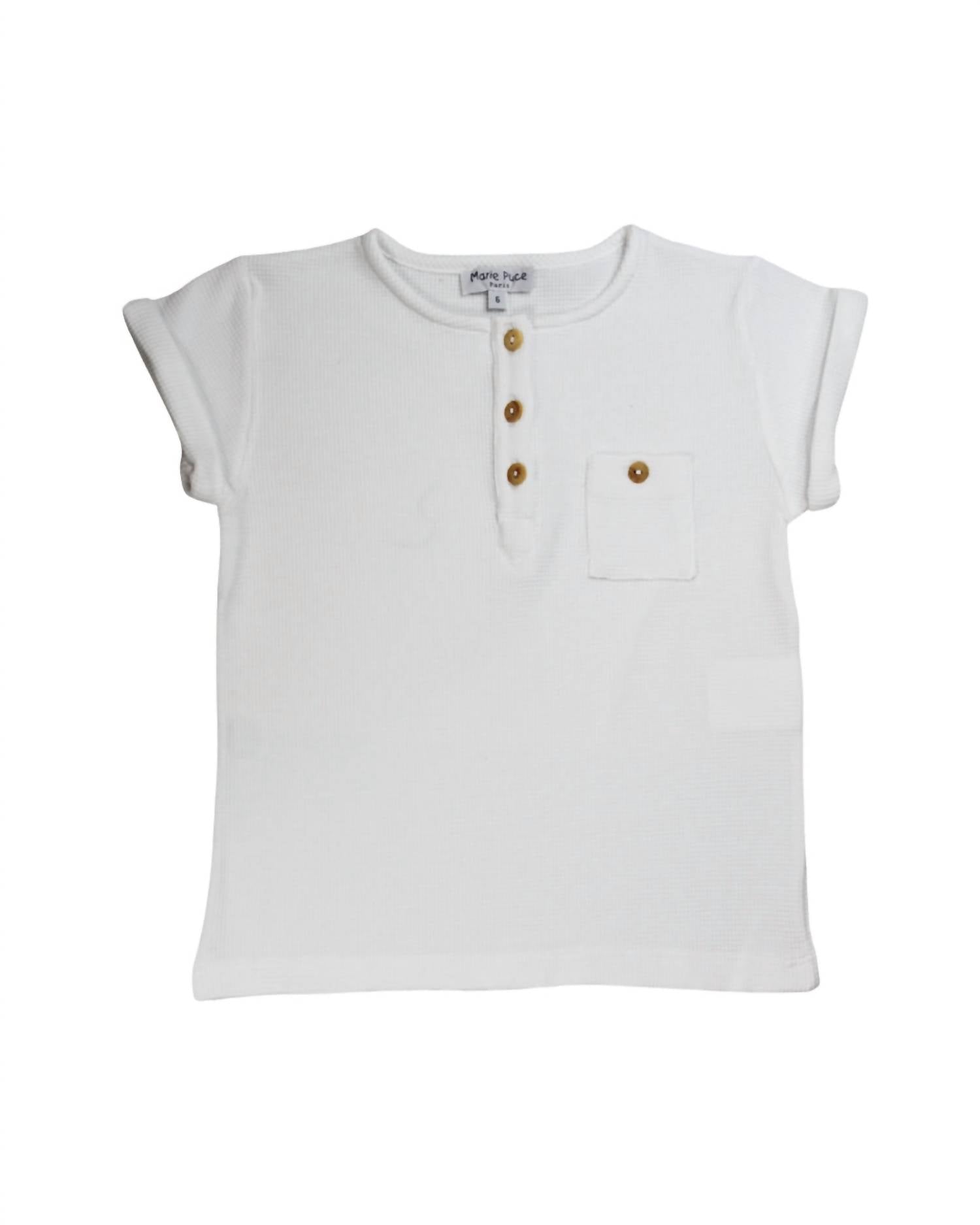 

Рубашка Malo для мальчика белого цвета Marie Puce, белый