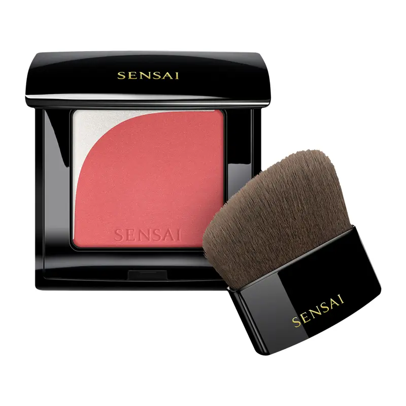 Легкий в растушевке стойкий румянец для лица blossom blush 4g SENSAI — фото 3