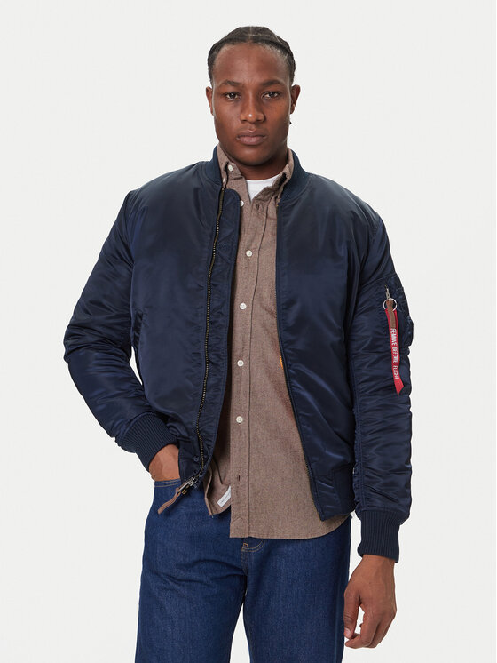 

Куртка-бомбер slim fit Ma-1 Vf 59 Long 168100 Alpha Industries, синий