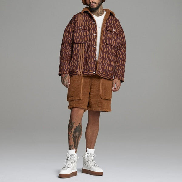 Куртка adidas originals x Ivy Park Casual Sports Logo Printed Jacket Red/Brown, красный — фото 3