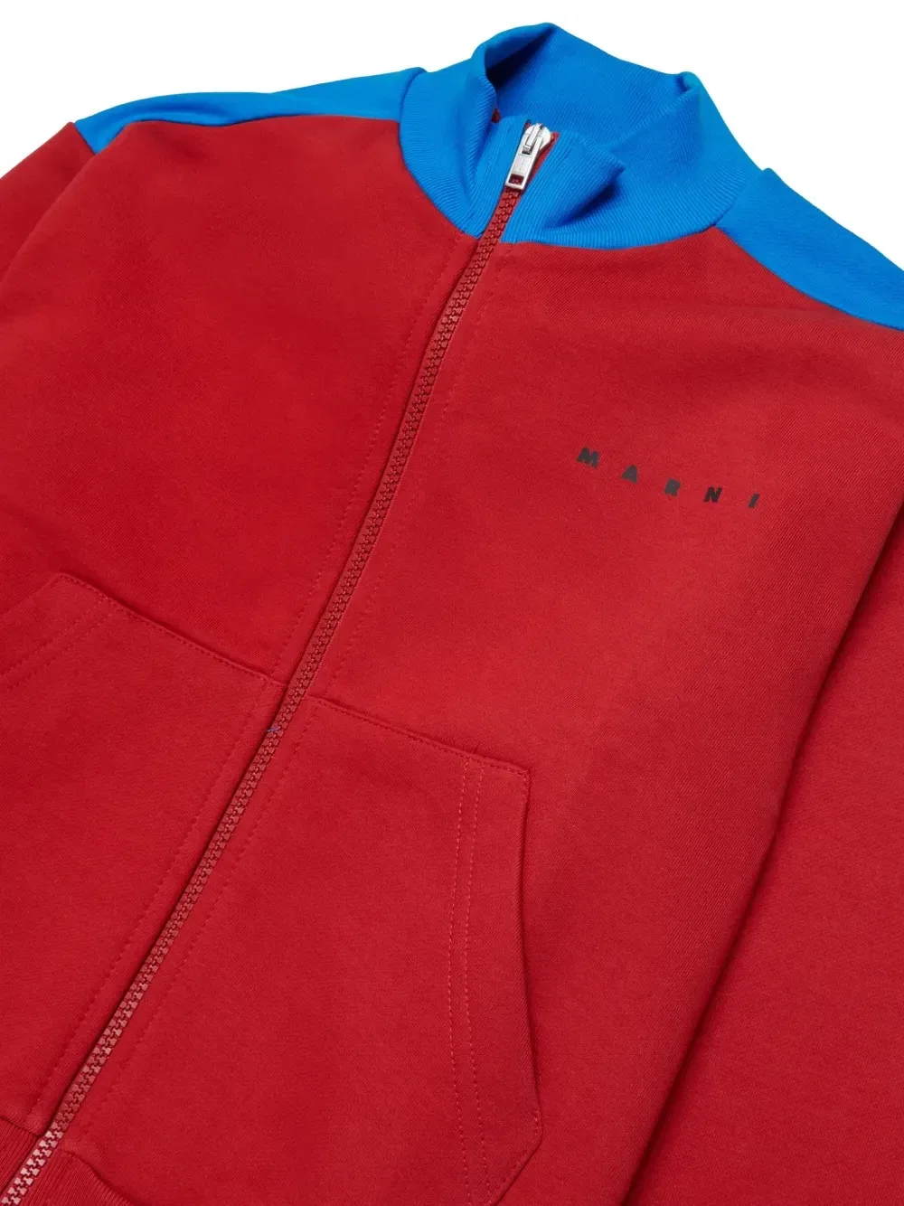 Толстовка на молнии Marni Kids, красный — фото 3