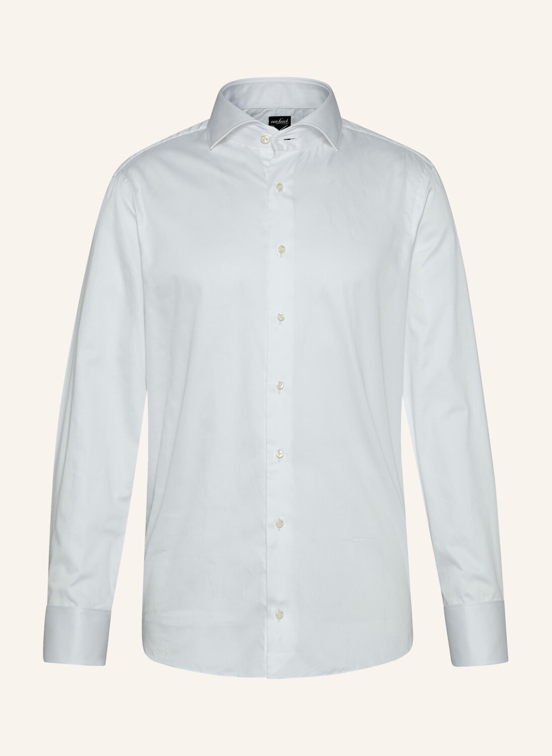 

Рубашка tailor fit с длинным рукавом и воротником акулы van Laack, белый