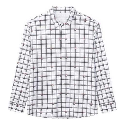 

Рубашка FILA x MIHARA Crossover Plaid Shirt White Plaid, белый