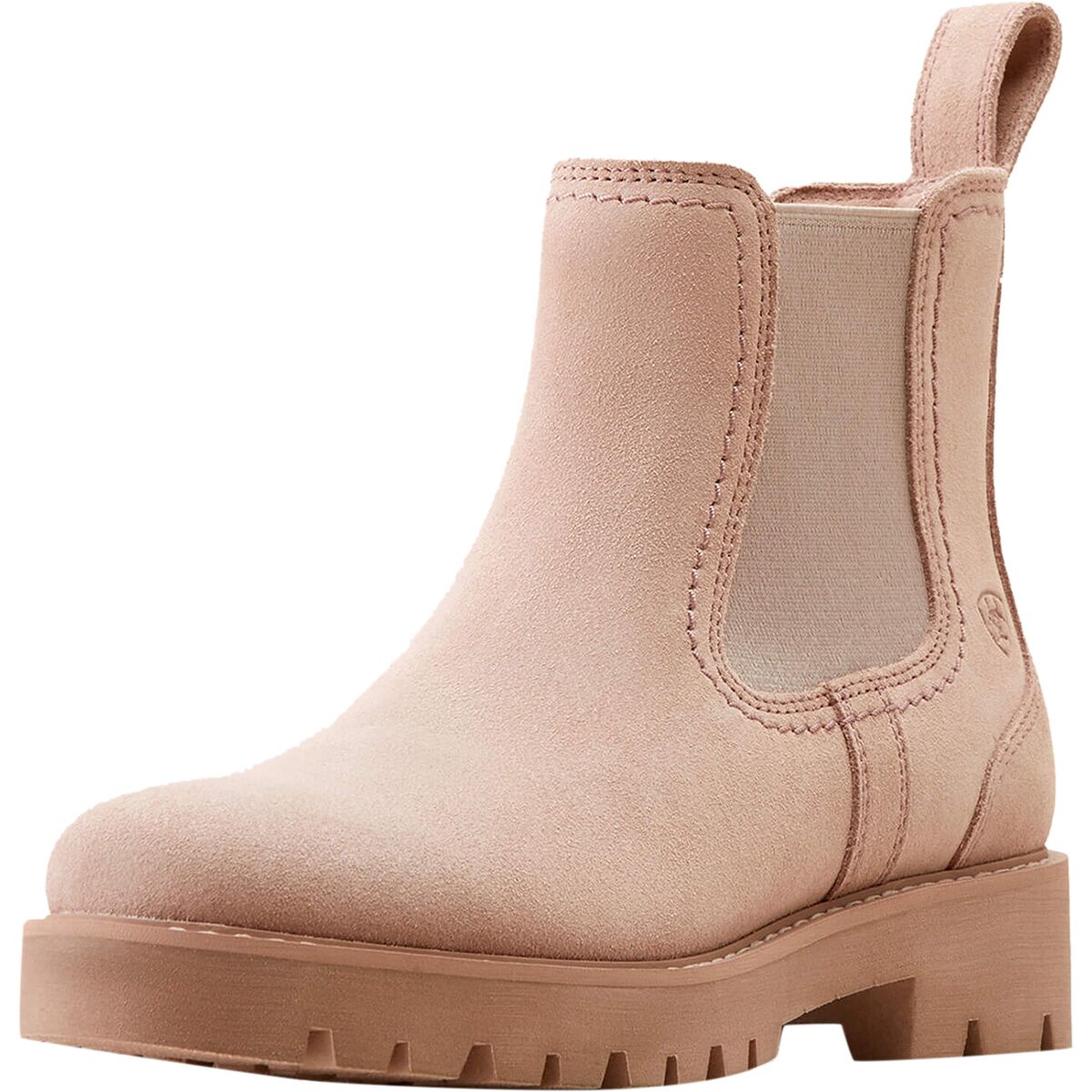 Женские ботинки челси Ariat Wexford Lug замшевые, пыльная роза — фото 4
