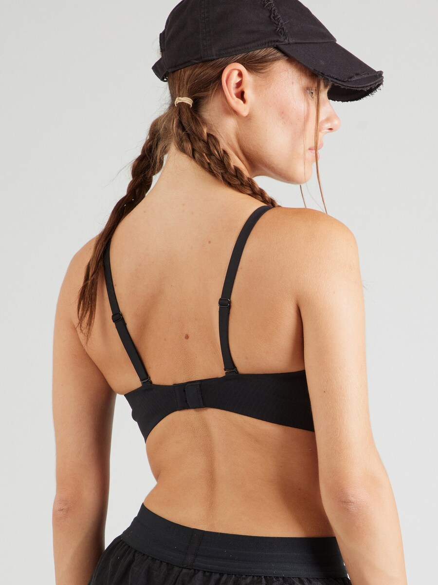 Спортивный бюстгальтер без косточек NIKE ALATE MINIMALIST, черный — фото 3