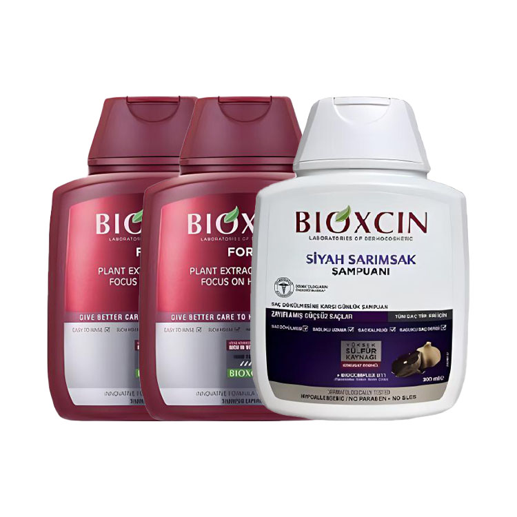 

Bioxcin Красная бутылка белая бутылка шампунь для контроля жира очищающее ванильное весеннее зеленое мыло 300мл+300мл