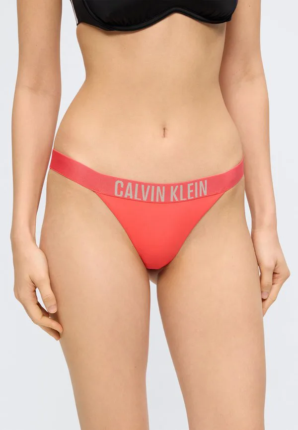 Бразильские плавки-бикини для интенсивного плавания Calvin Klein Swimwear, Punch Pink — фото 3