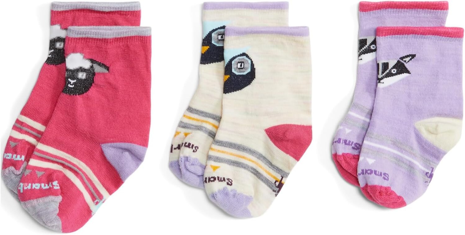

Носки Smartwool Kids Trio Socks, цвет Power Pink
