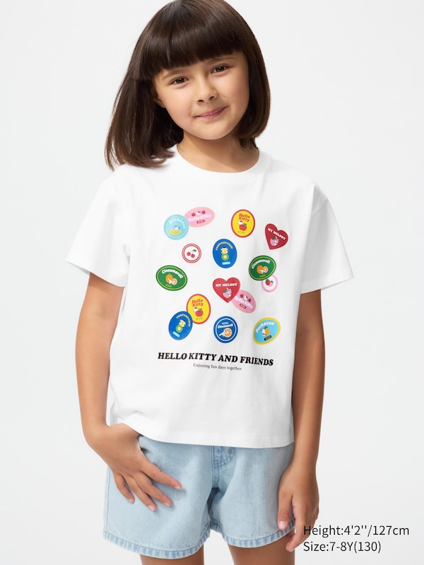 

Футболка UT Sanrio Characters Uniqlo, 00 white, Белый, Футболка UT Sanrio Characters Uniqlo, 00 white