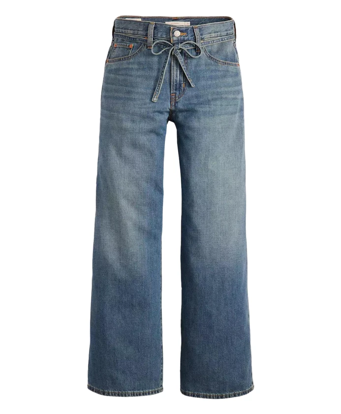 

Джинсы XL прямого кроя из льна и денима Levi'S, синий