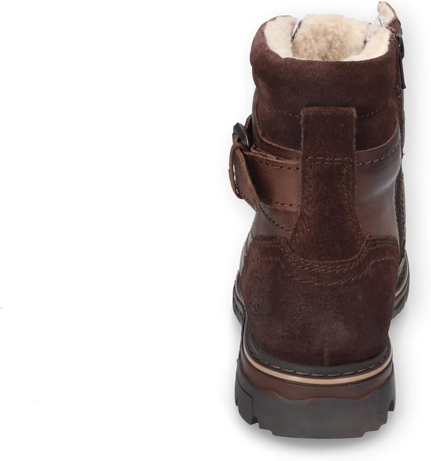 Мужские классические ботильоны Dockers by Gerli, сменная стелька, теплая подкладка, 2-Brown 300 — фото 4