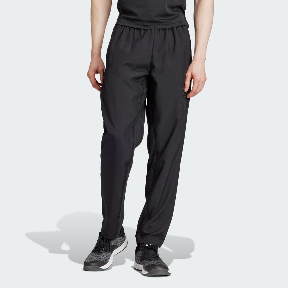 

Брюки Adidas Train Essentials Seasonal Woven Training Pants, черный