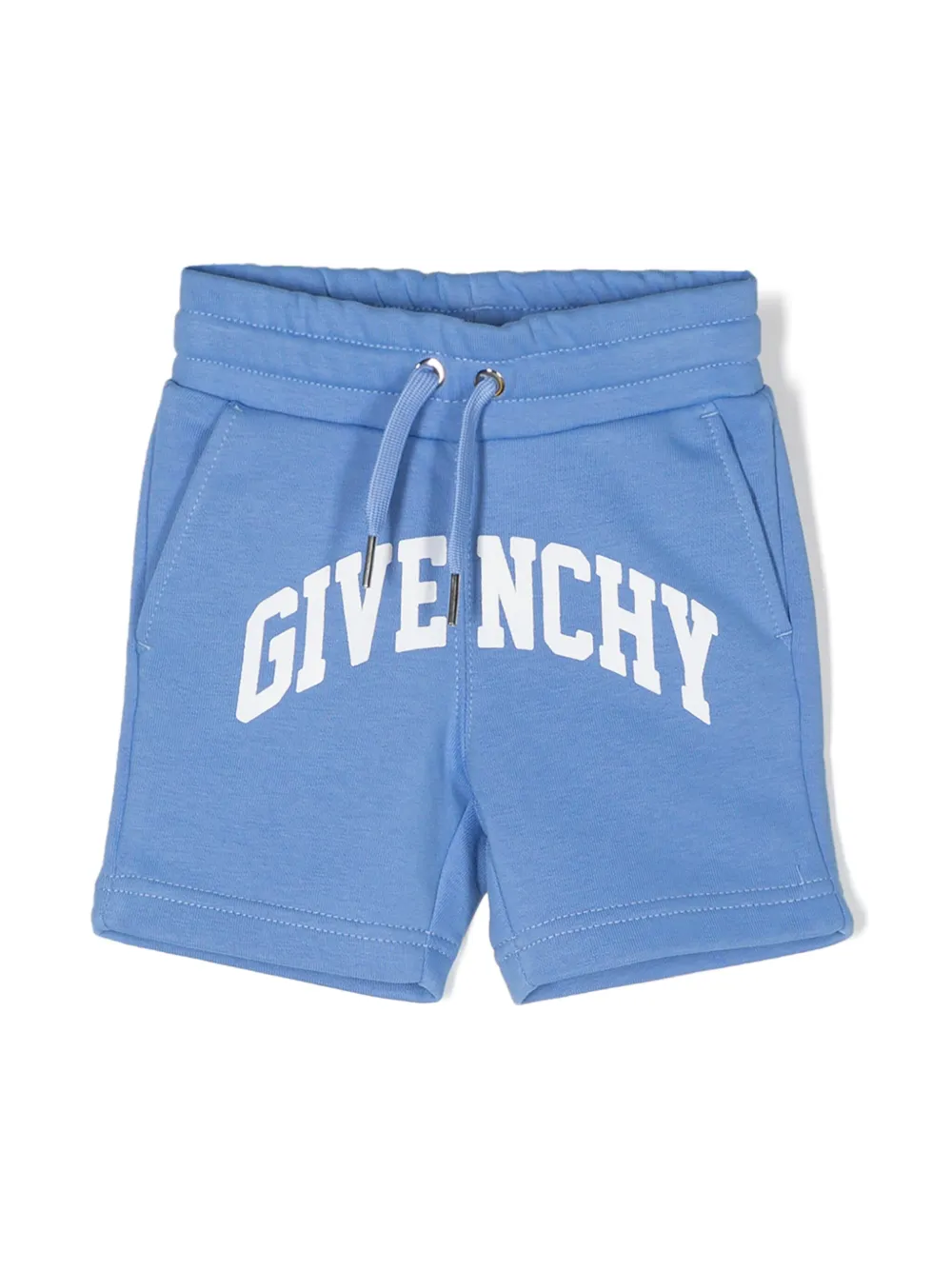 

Шорты с кулиской и логотипом Givenchy Kids, синий