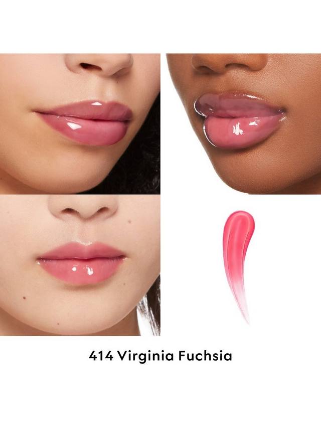 Блеск для губ с эффектом увеличения объема Gucci, 414 Virginia Fuchsia — фото 3