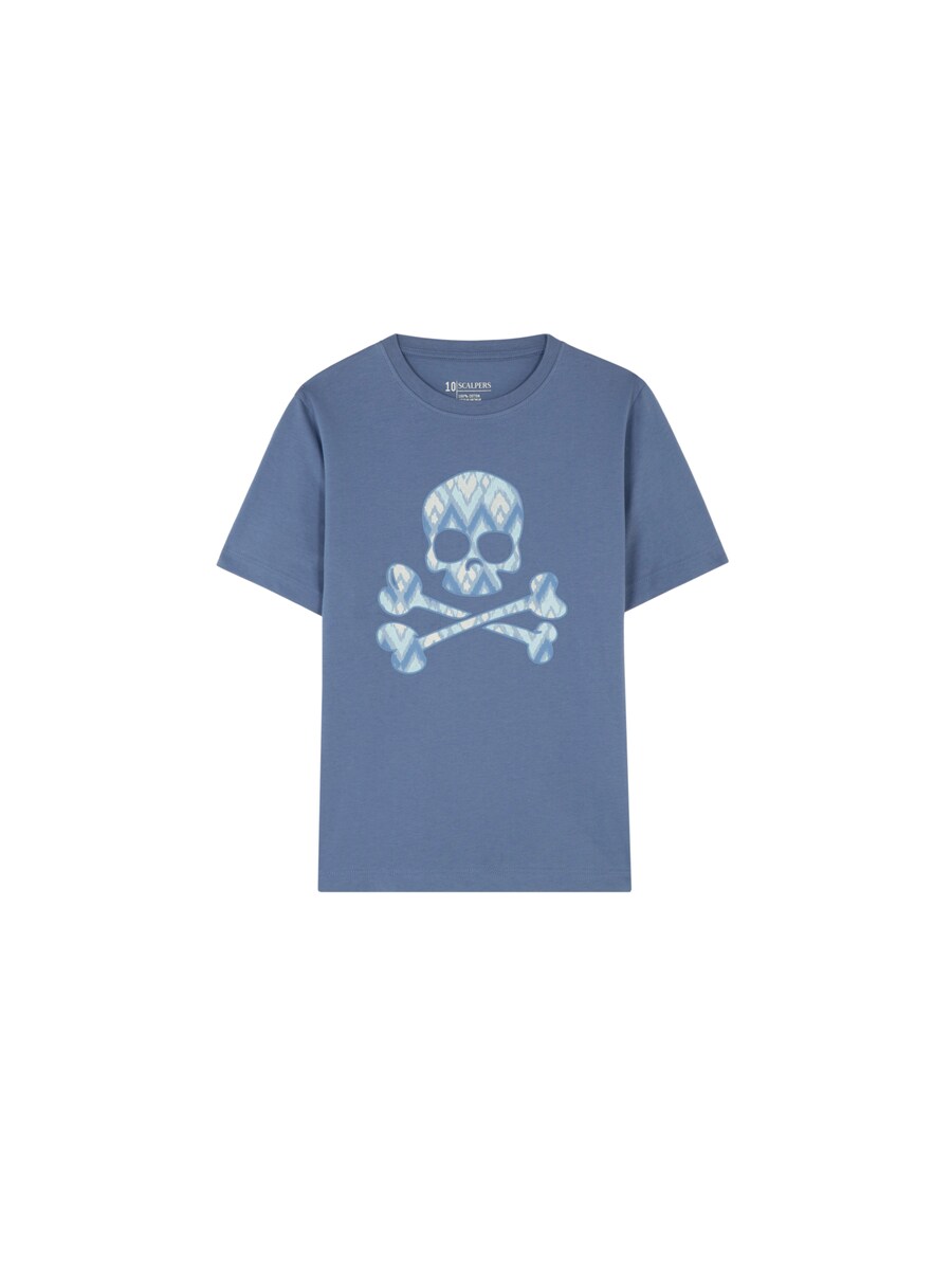 

Рубашка Scalpers Ikat Skull, цвет Sapphire/Sky blue
