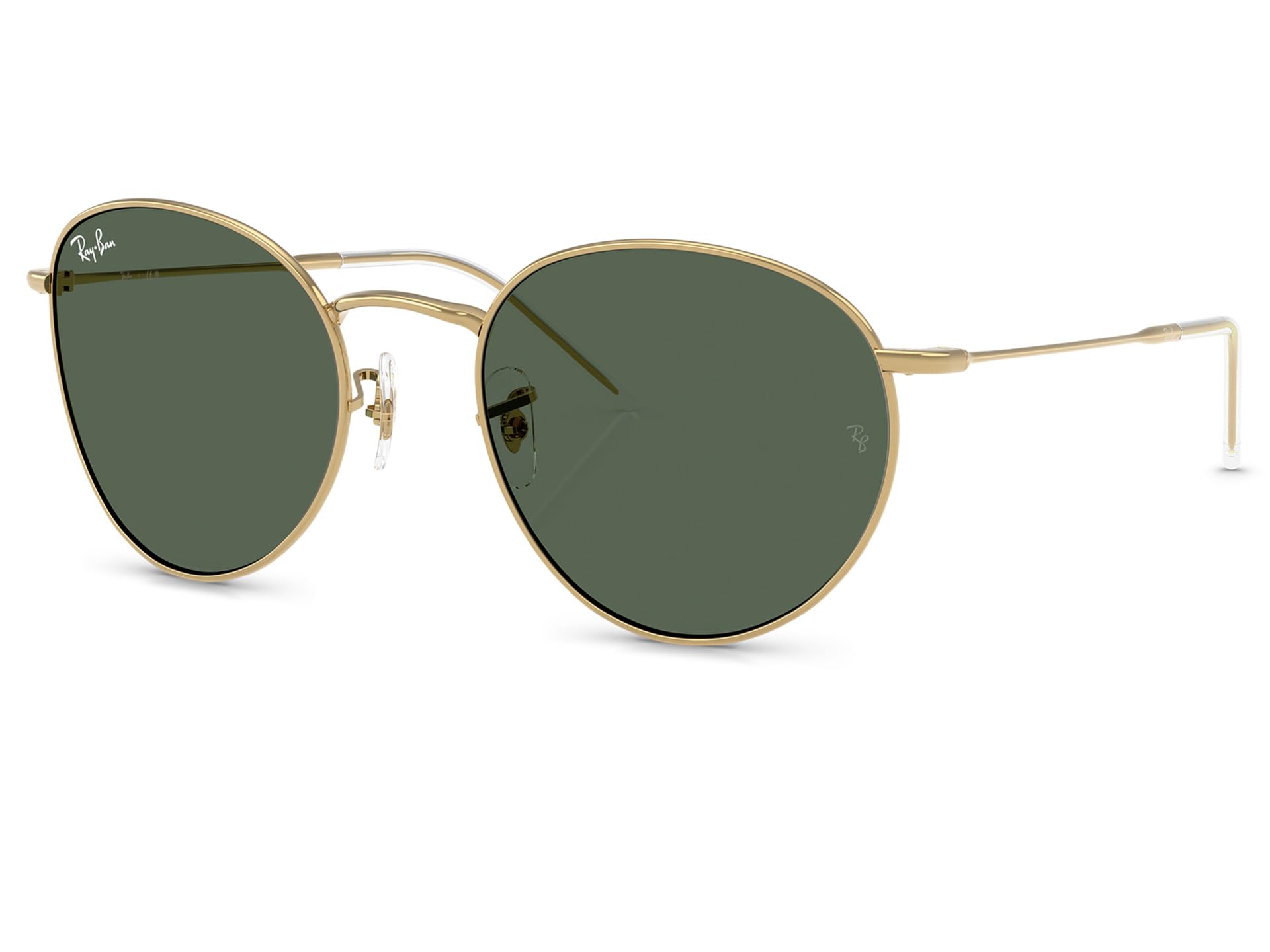

Солнцезащитные очки Unisex Ray-Ban 0RBR0103S Round Reverse, цвет Gold/Dark Green