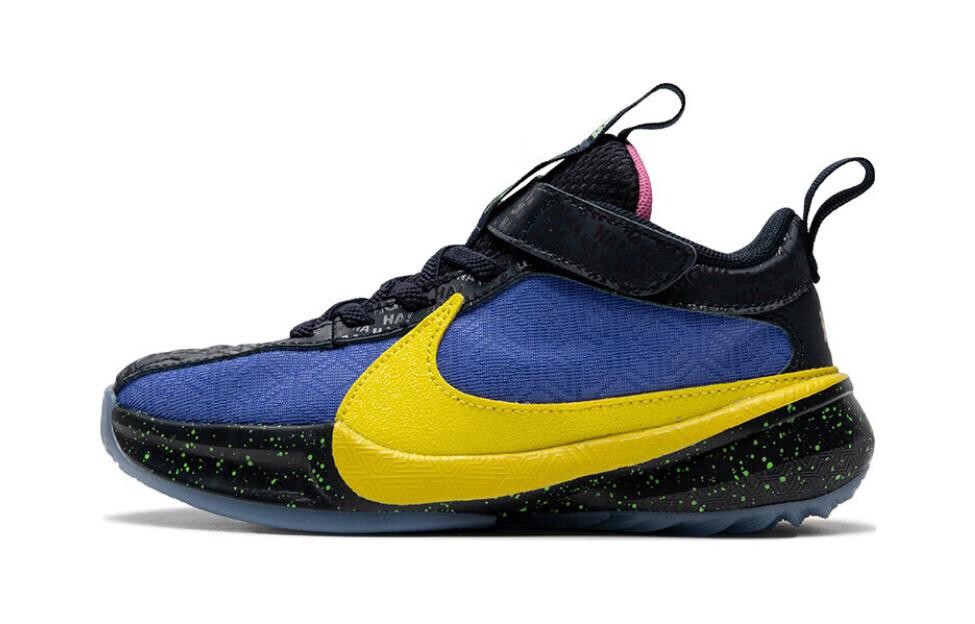 

Баскетбольные кроссовки Nike Freak 5 PS, Yellow, blue, black, green