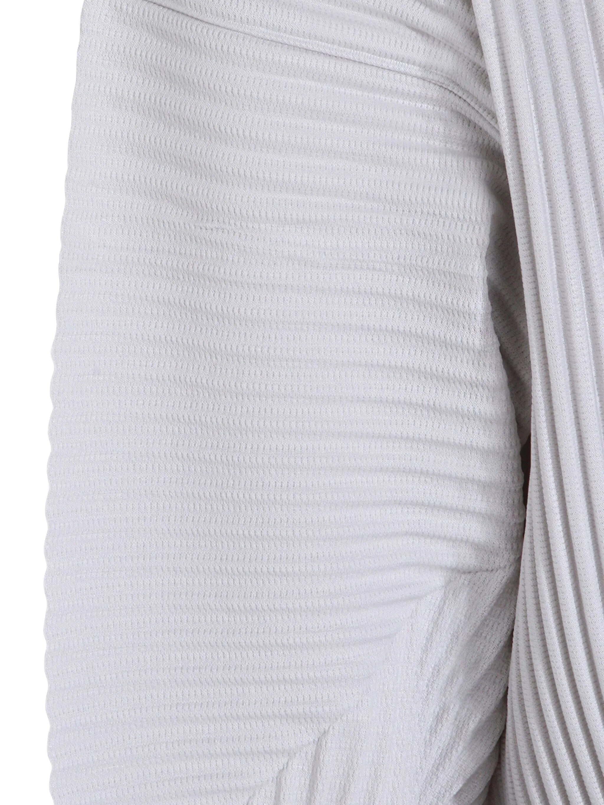 

Плиссированная футболка с высоким воротом Homme Plissé Issey Miyake, серый