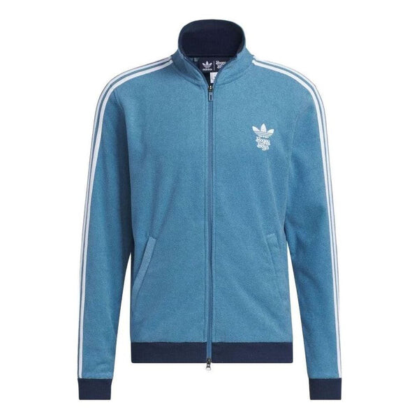 

Куртка adidas x Bogey Boys Full-Zip Track Jacket 'Altered Blue', синий