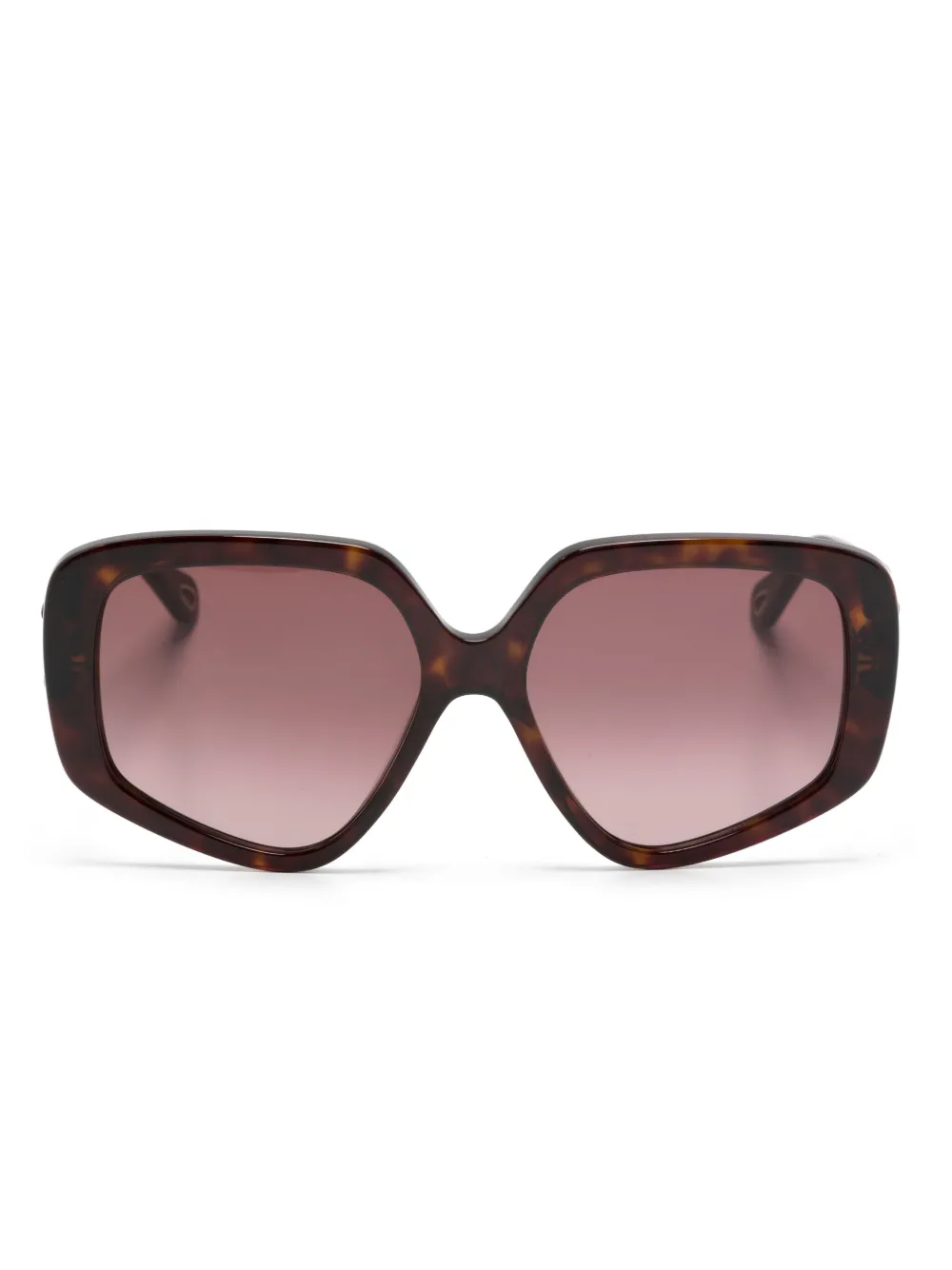 

Солнцезащитные очки Mony в массивной оправе Chloé Eyewear, коричневый