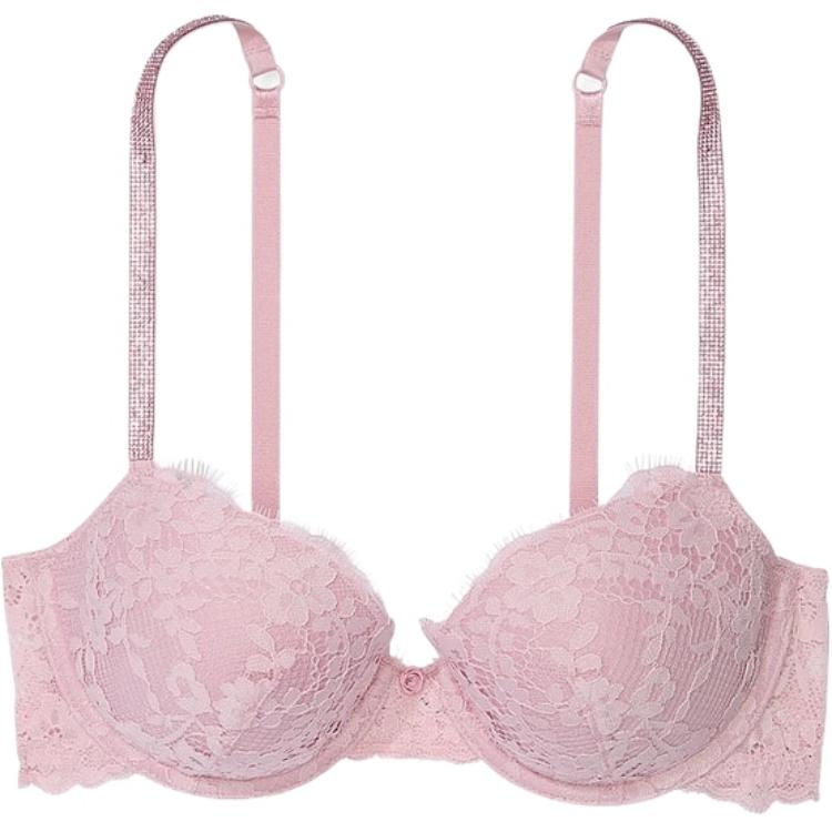 

Victoria's Secret Бюстгальтер DREAM ANGELS, серия 24, Big Show Collection, женский, светло-розовый