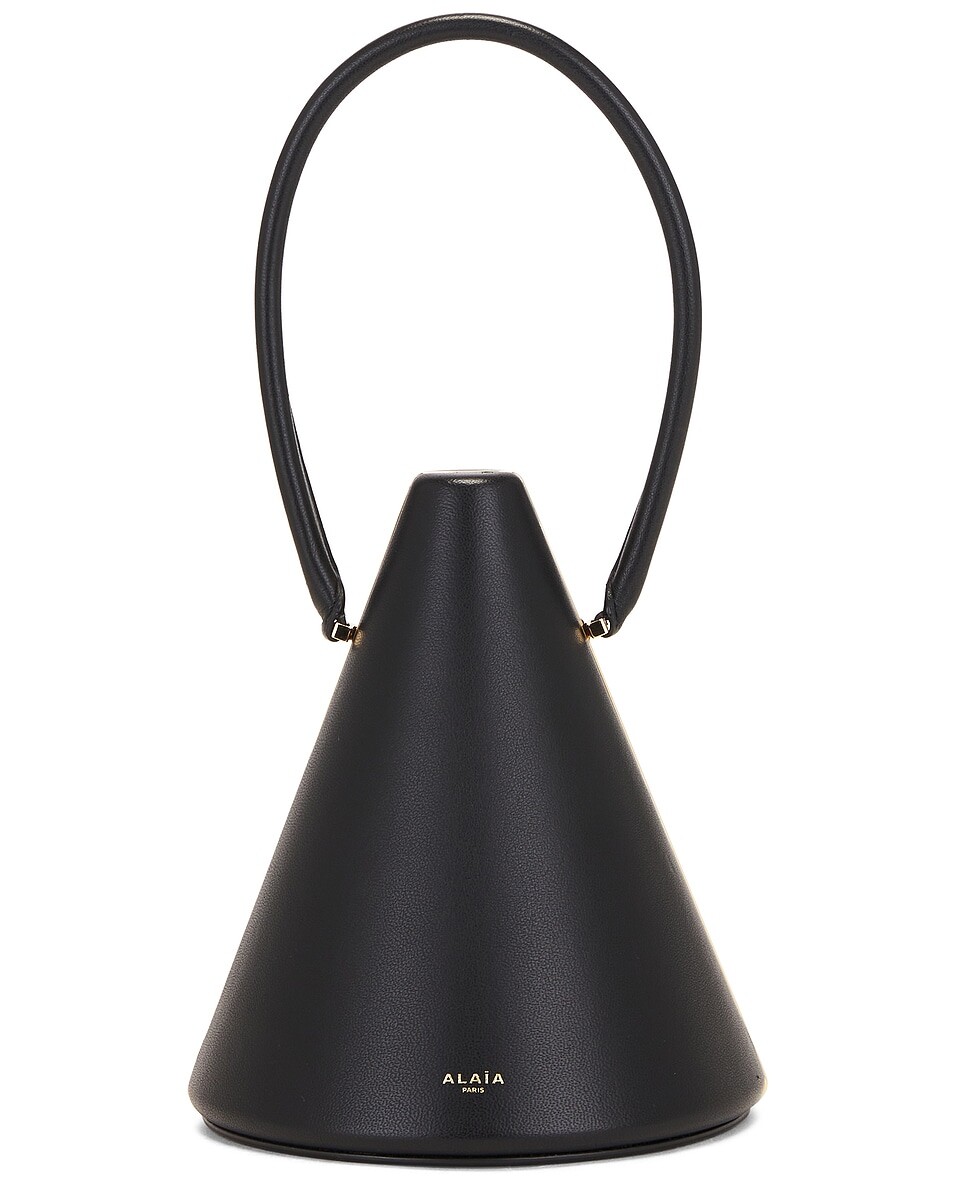 

Сумка-минодьер с конусом Alaïa, цвет Noir