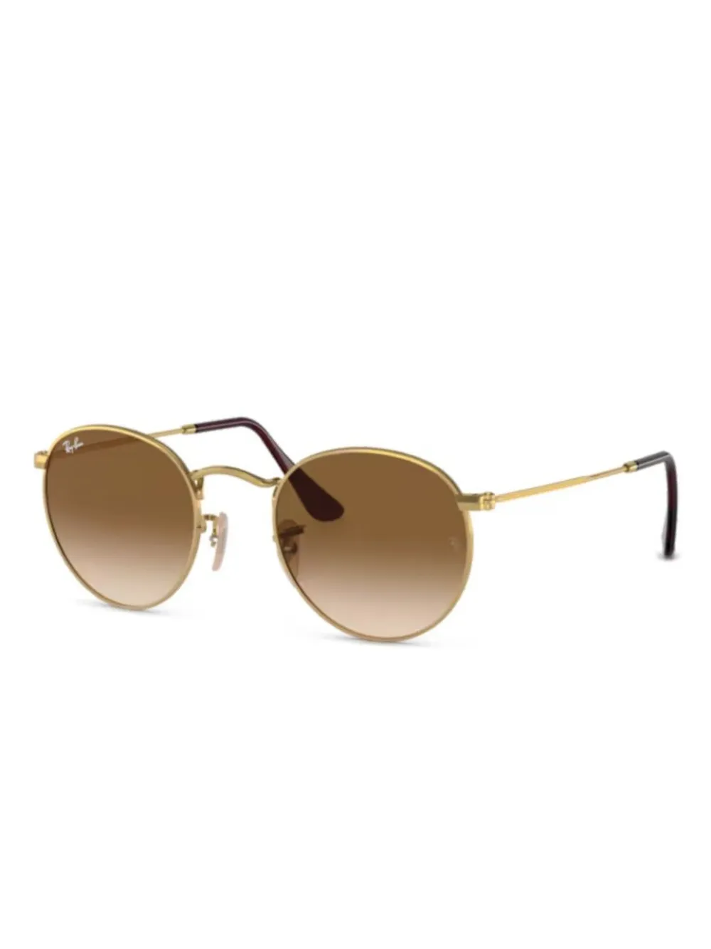 

Градиентные солнцезащитные очки в круглой оправе Ray-Ban, золотой