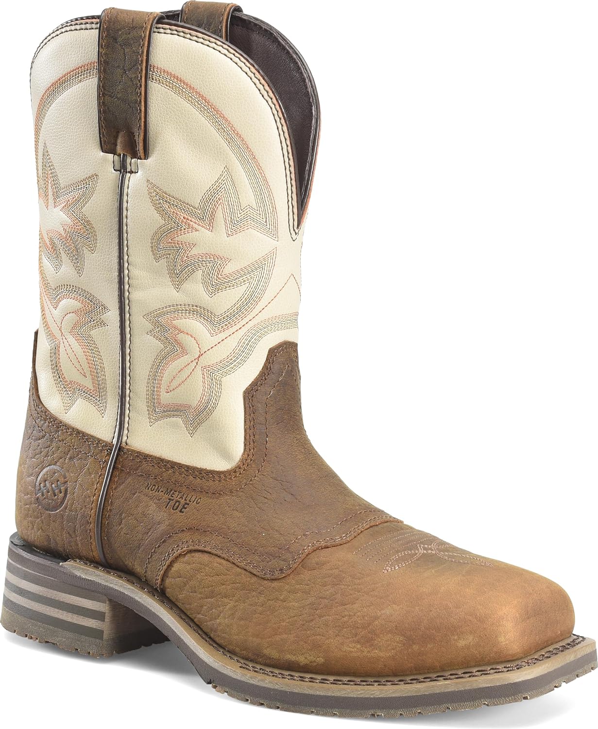 

Ботинки DOUBLE-H 10 Hingham с композитным носком для мужчин - квадратный носок, с стелькой Double Tuff и маслостойкой, противоскользящей подошвой I.C.E., сертифицированные по стандарту EH, светло-коричневый