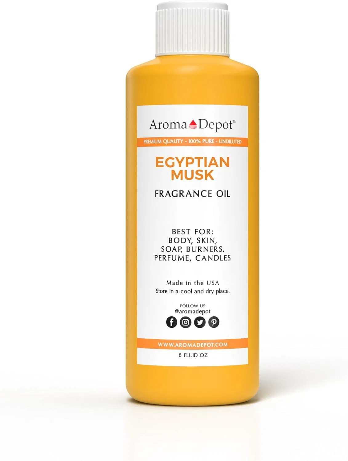 Масло ароматическое Aroma Depot Egyptian Musk, 240 мл, желтый