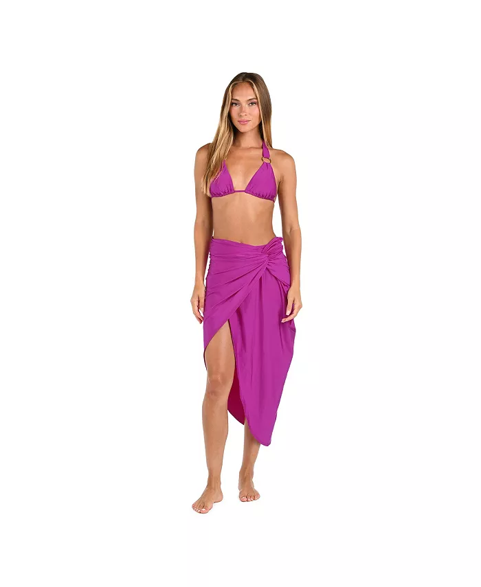 

Женская пляжная накидка Sunshine Solids Convertible Faux Wrap Sunshine 79, фиолетовый