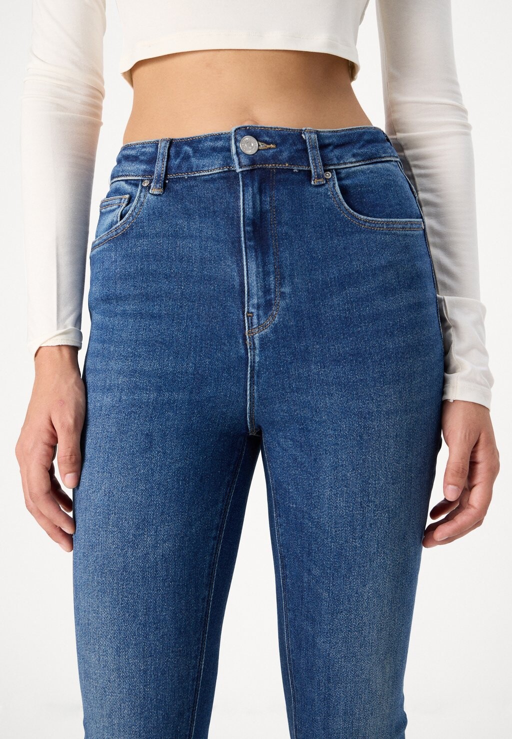 

Джинсы Bootcut ONLMILA ONLY Tall, темно-синий деним