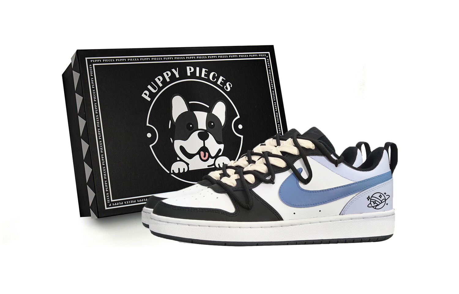 

Кроссовки Nike Court Borough Kids' Skateboarding Shoes Grade School, черный