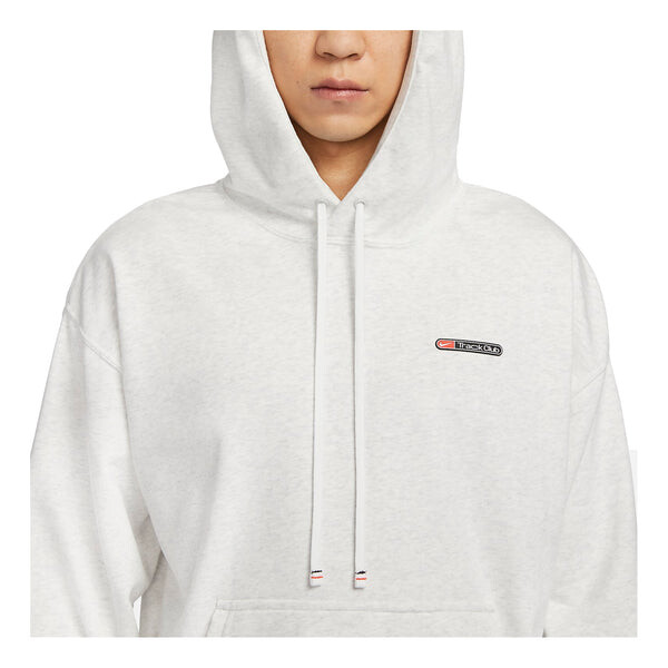 

Толстовка с капюшоном track club dri fit флисовый пуловер с капюшоном Nike, белый
