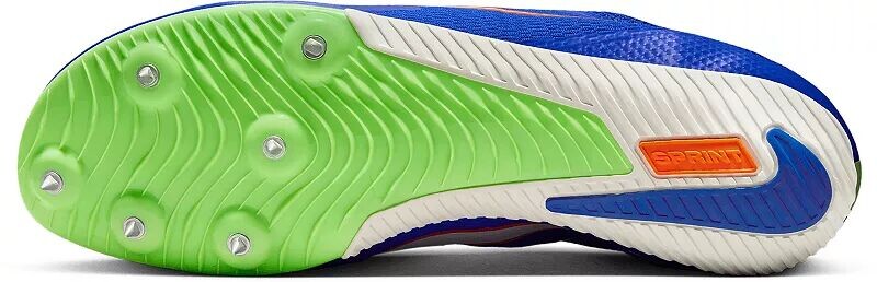 Легкоатлетические кроссовки Nike Zoom Rival для спринта, синий/белый — фото 2