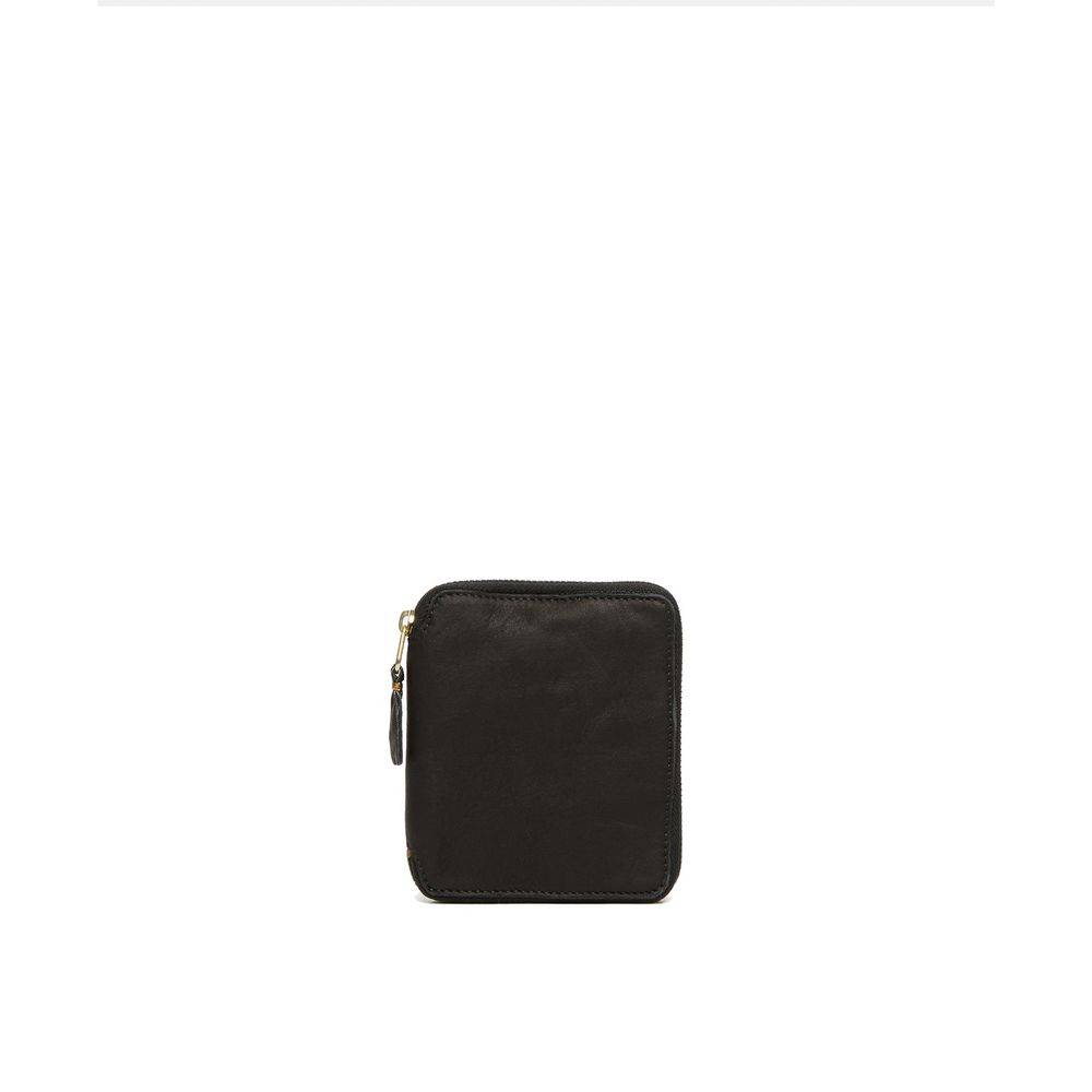 

Кошелек Comme des Garçons из мытой кожи, черный