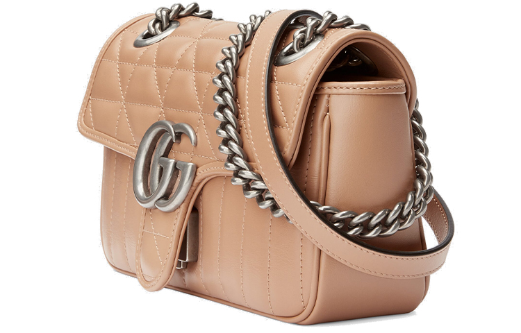 Женская кожаная мини-сумка кроссбоди GUCCI — фото 2