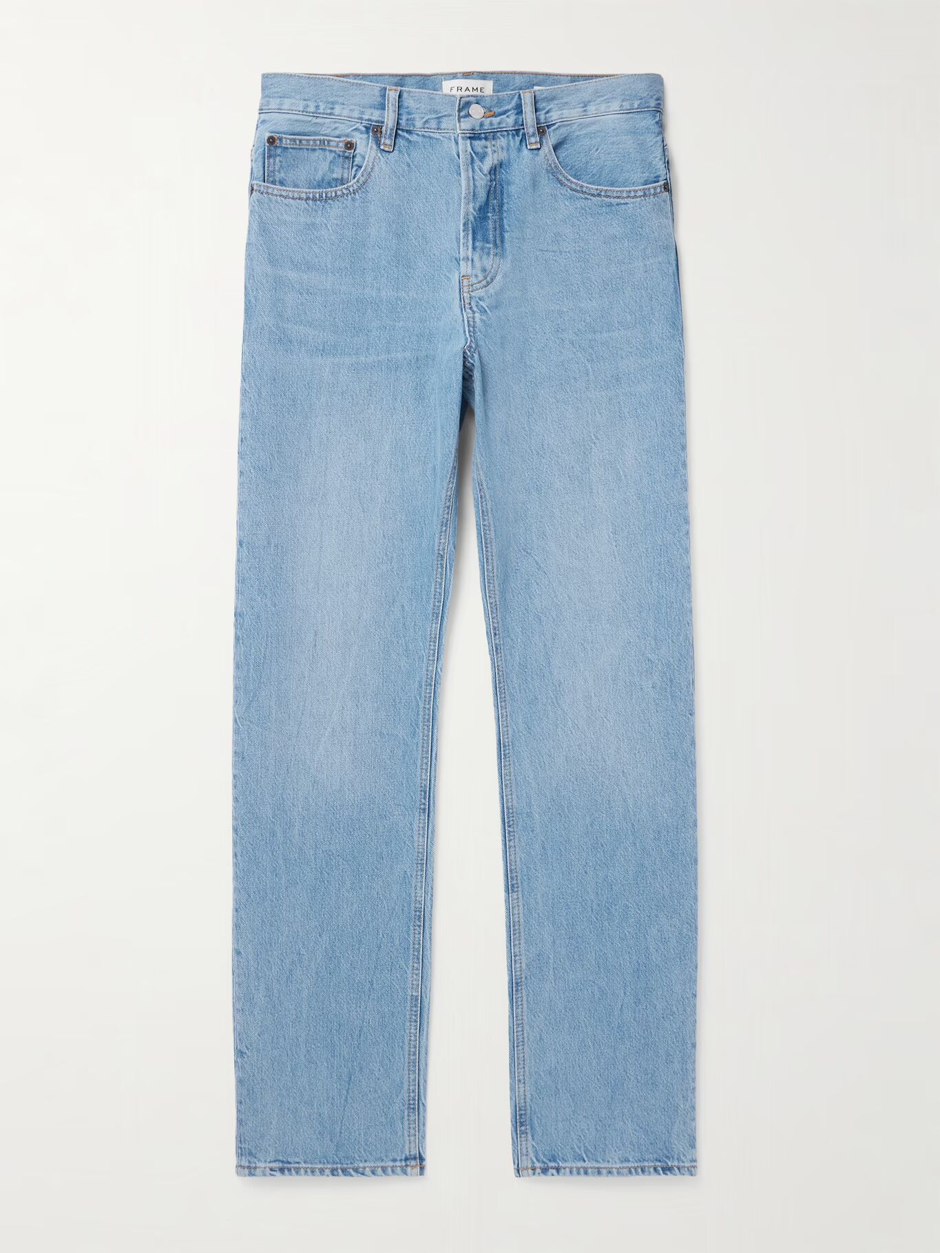 

Прямые джинсы Straight-Leg FRAME, цвет Light denim