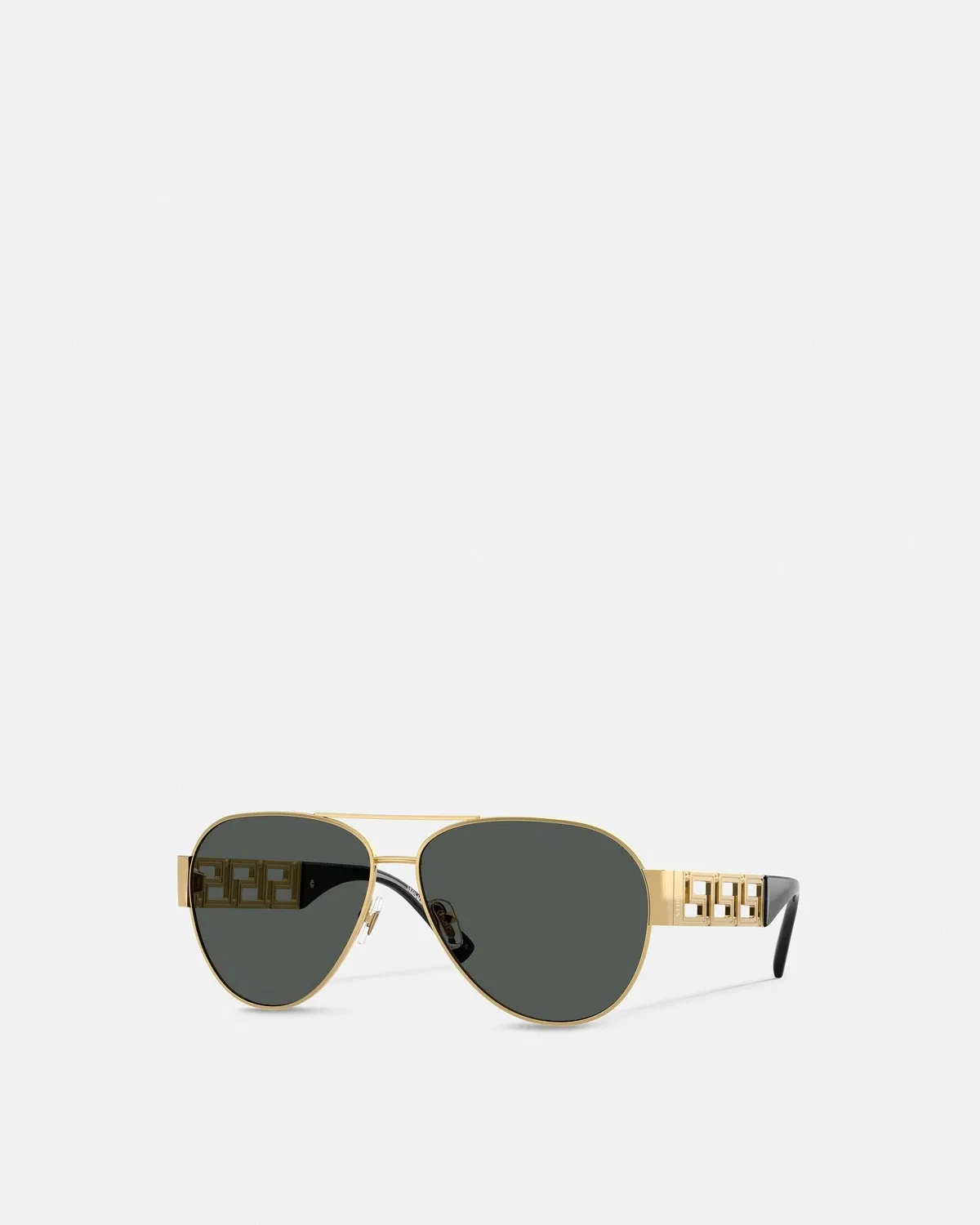 Солнцезащитные очки Greca Pilot VERSACE, черный