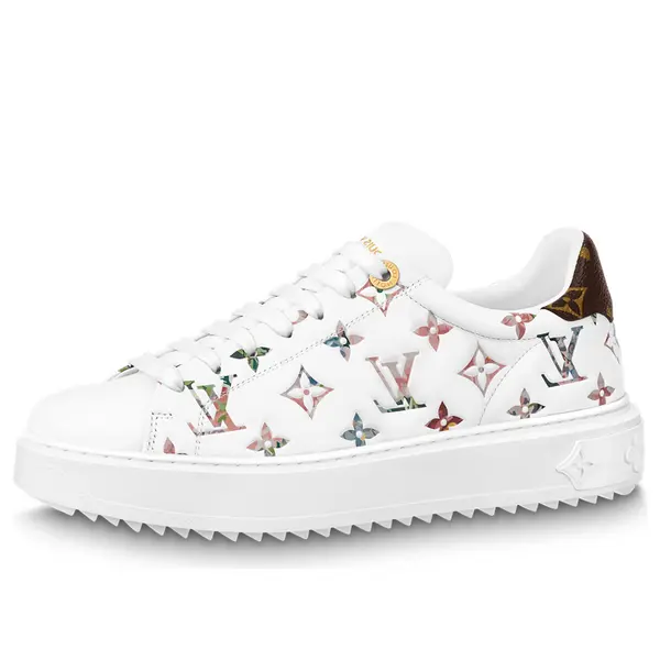 Кроссовки time out sneakers 'colorful monogram' Louis Vuitton, белый