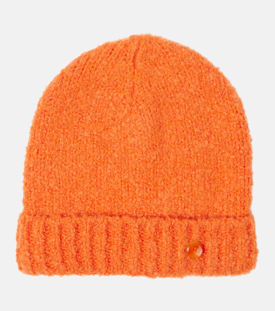 

Вязаная шапка из кашемира с узором "ветер" God's True Cashmere, Vermillion / Carnelian