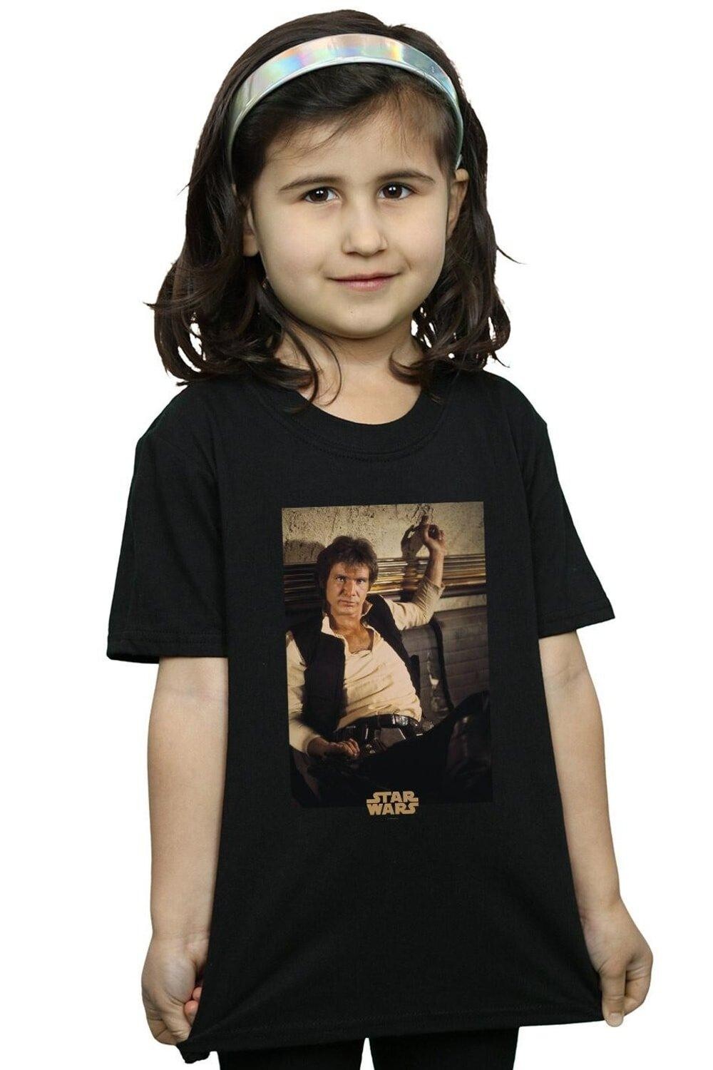 

Хлопковая футболка Han Solo Mos Eisley Star Wars, черный