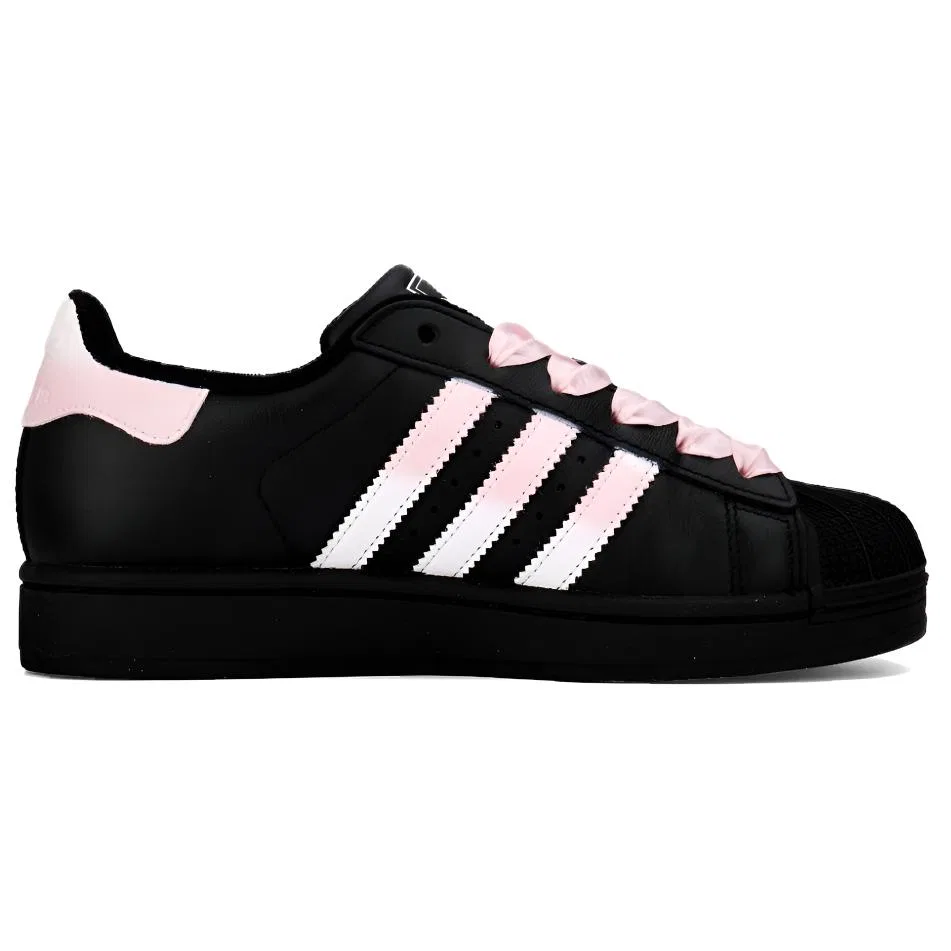 Суперстар 2 детские скейтбординговые кроссовки унисекс Adidas Originals, Pink Black Gradient — фото 3