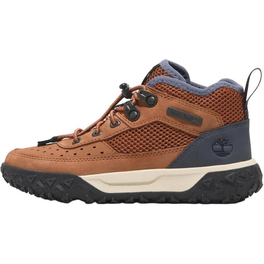 

Противоскользящие износостойкие детские ботинки для детей Timberland, коричневый