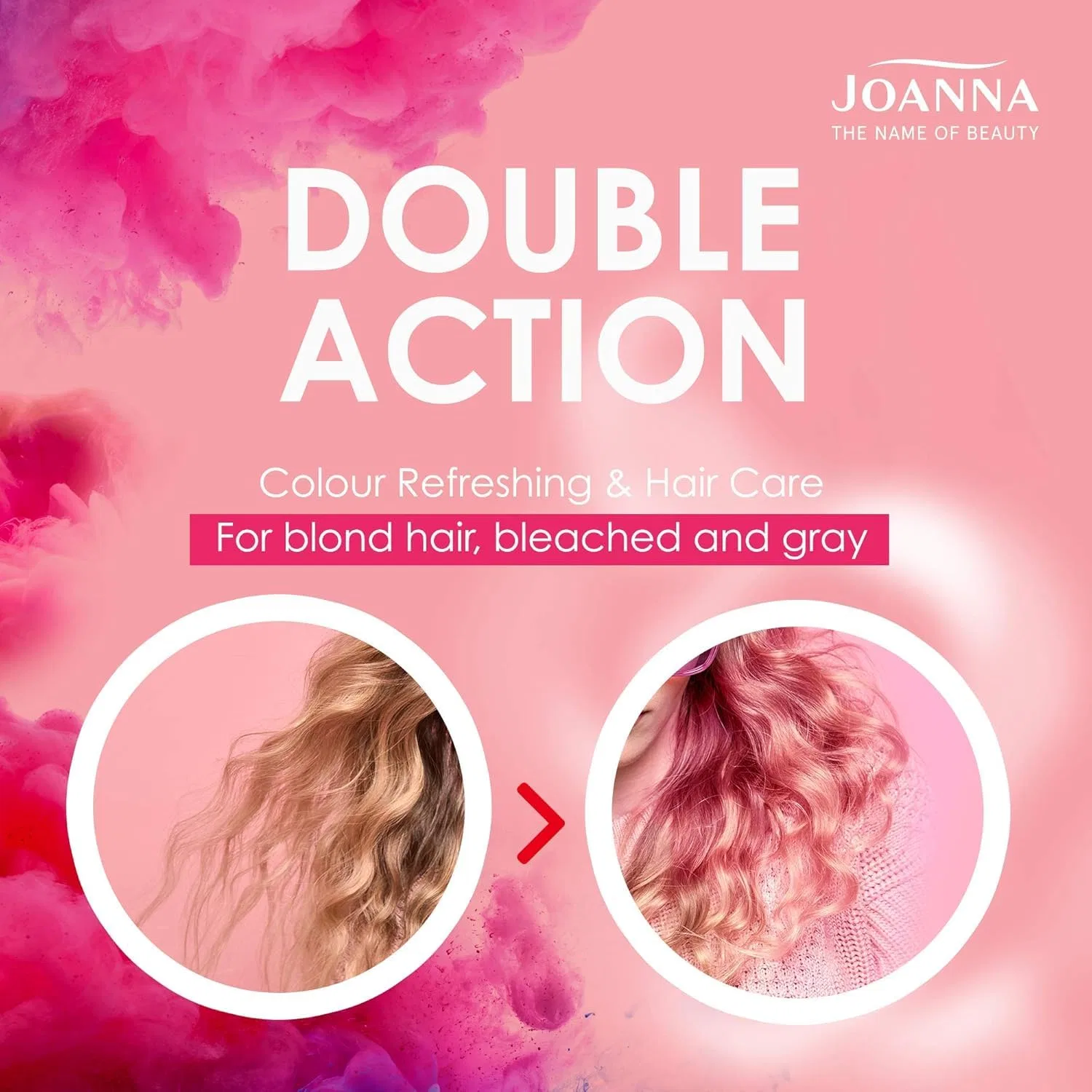 Кондиционер для розовых и розово-фиолетовых волос «Ultra Color» от Joanna, 200 мл Joanna — фото 4