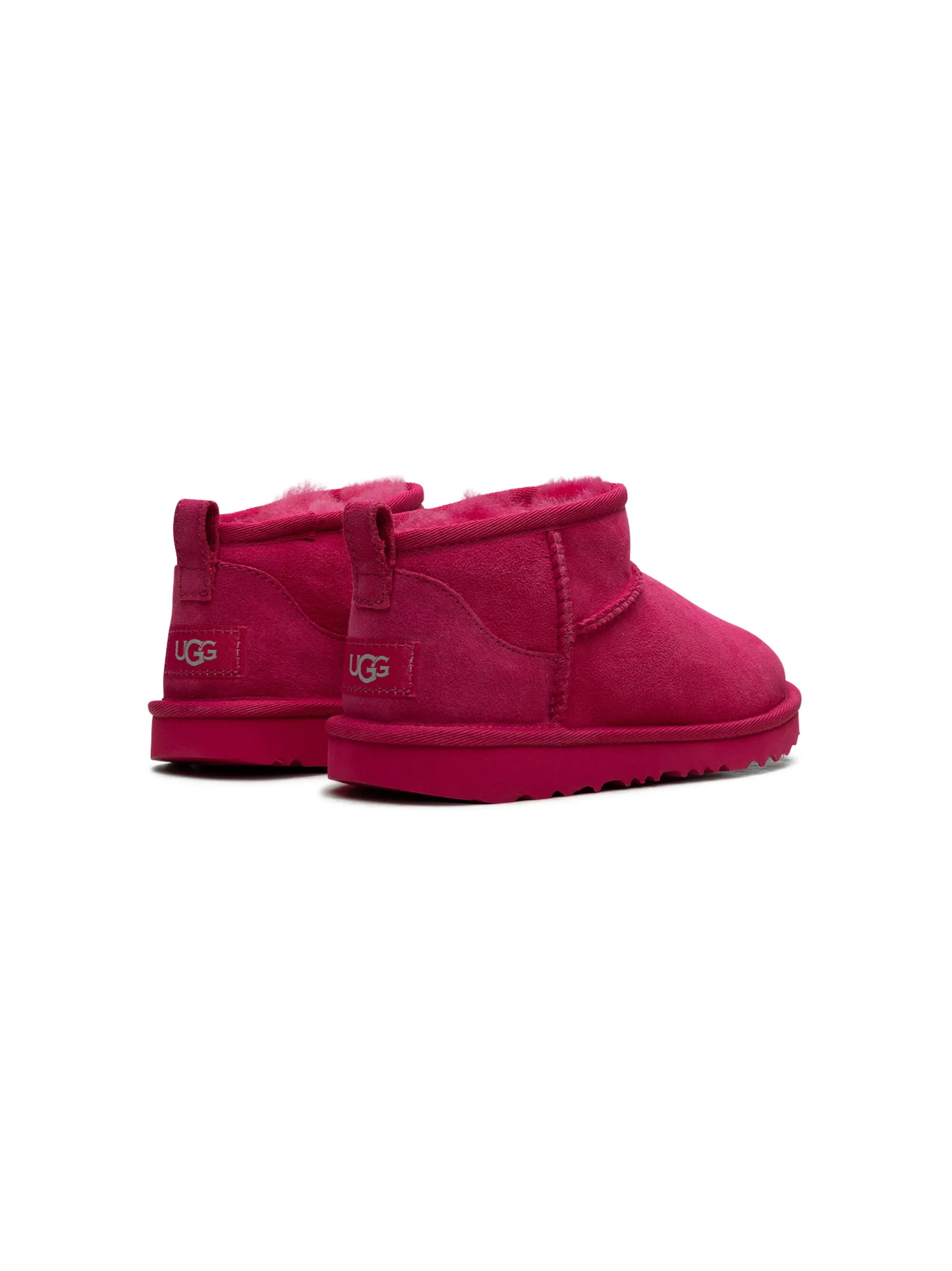 Угги Classic Ultra Mini Berry Ugg Kids, розовый — фото 3