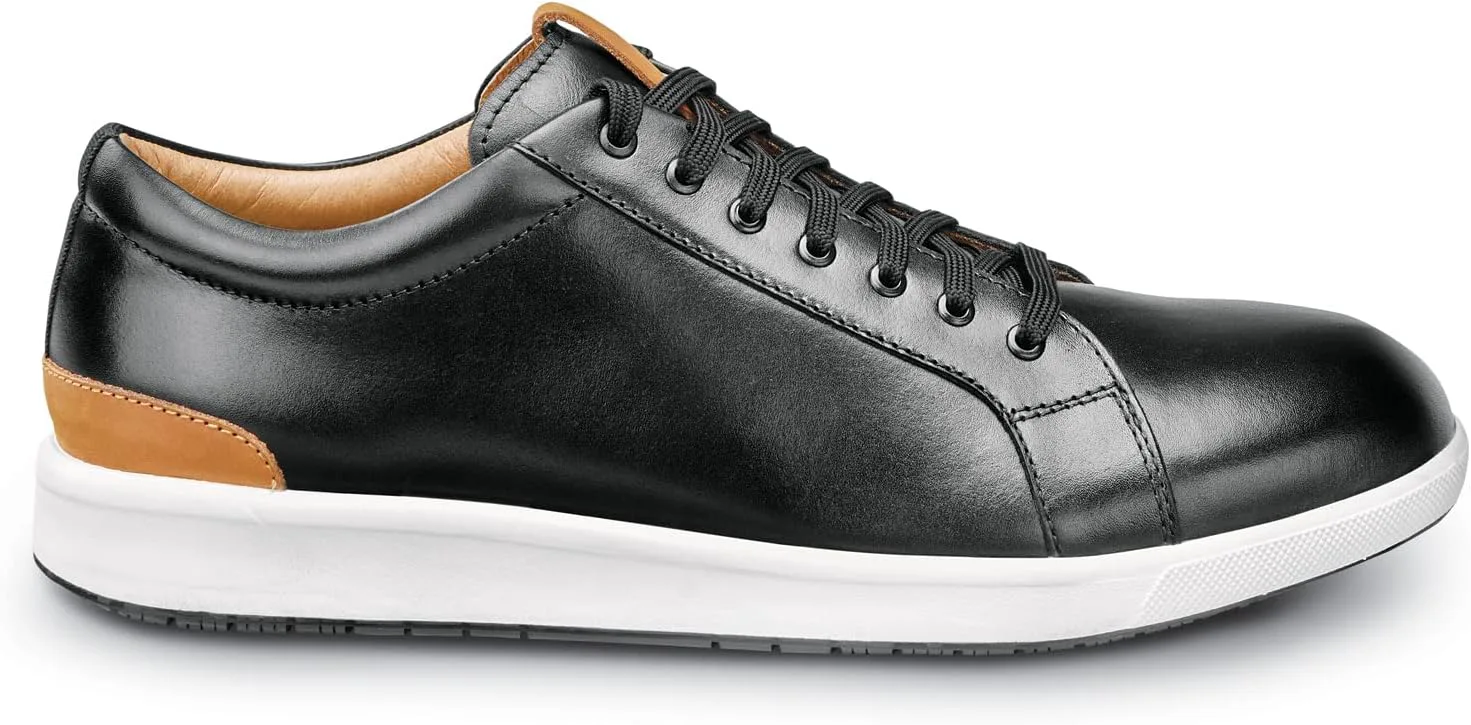 Рабочие туфли Florsheim Crossover для мужчин, черные, с стальным носком, EH, с противоскользящей подошвой MaxTrax, оксфорды с шнуровкой до носка, черный — фото 4