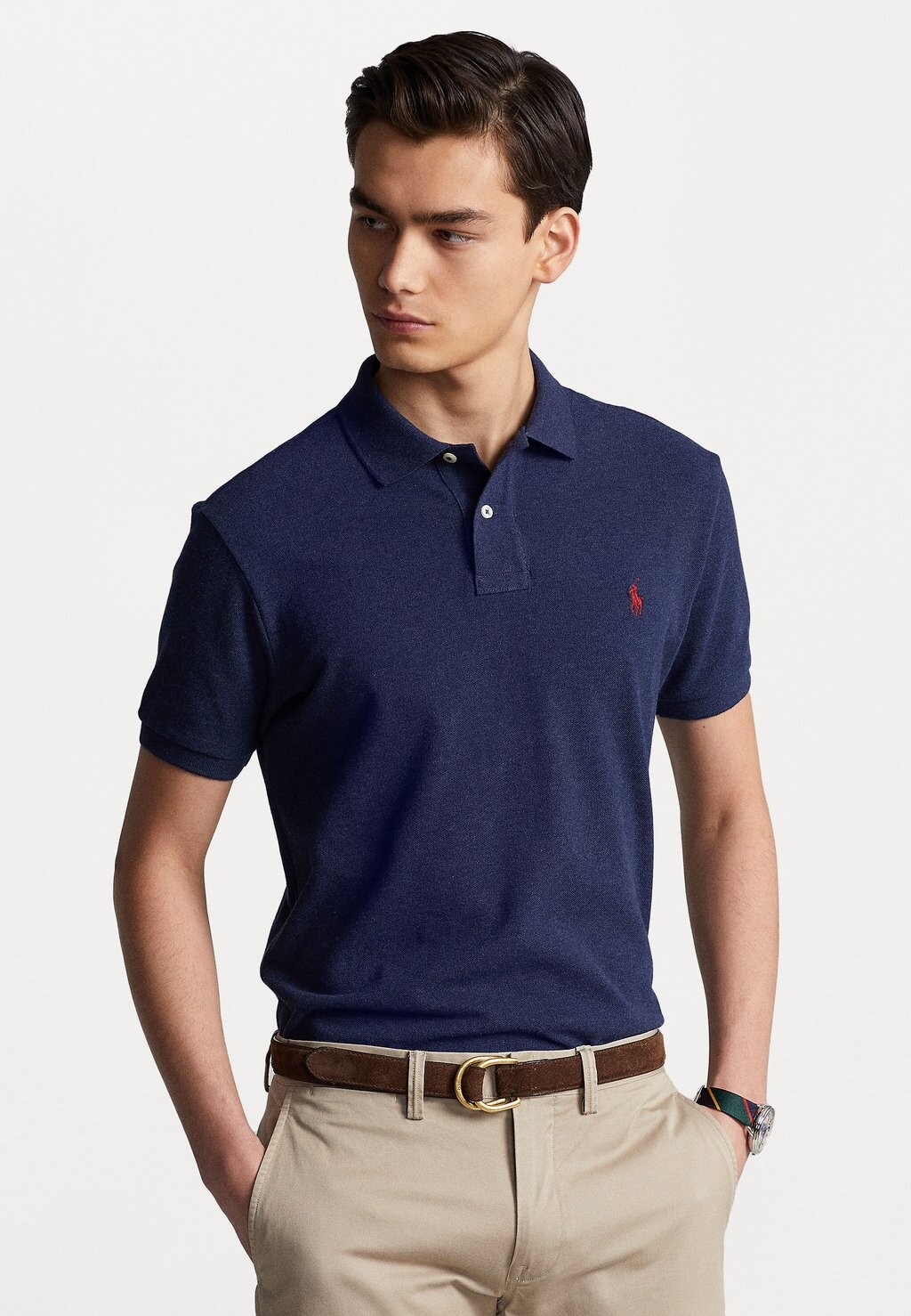 

Поло КОРОТКИЙ РУКАВ Polo Ralph Lauren, весенний темно-синий вереск