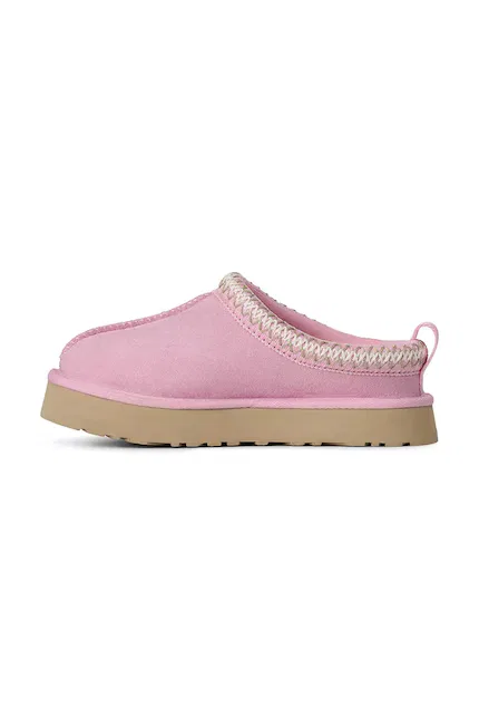 Тапочки теплые UGG Fluff Yeah Slide, розовый — фото 4