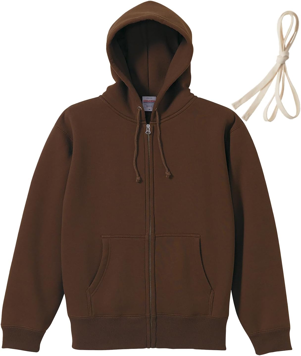 

Мужская толстовка United Athle 562001 из ткани плотностью 10,0 унций, на молнии (с флисовой подкладкой), темно-коричневый